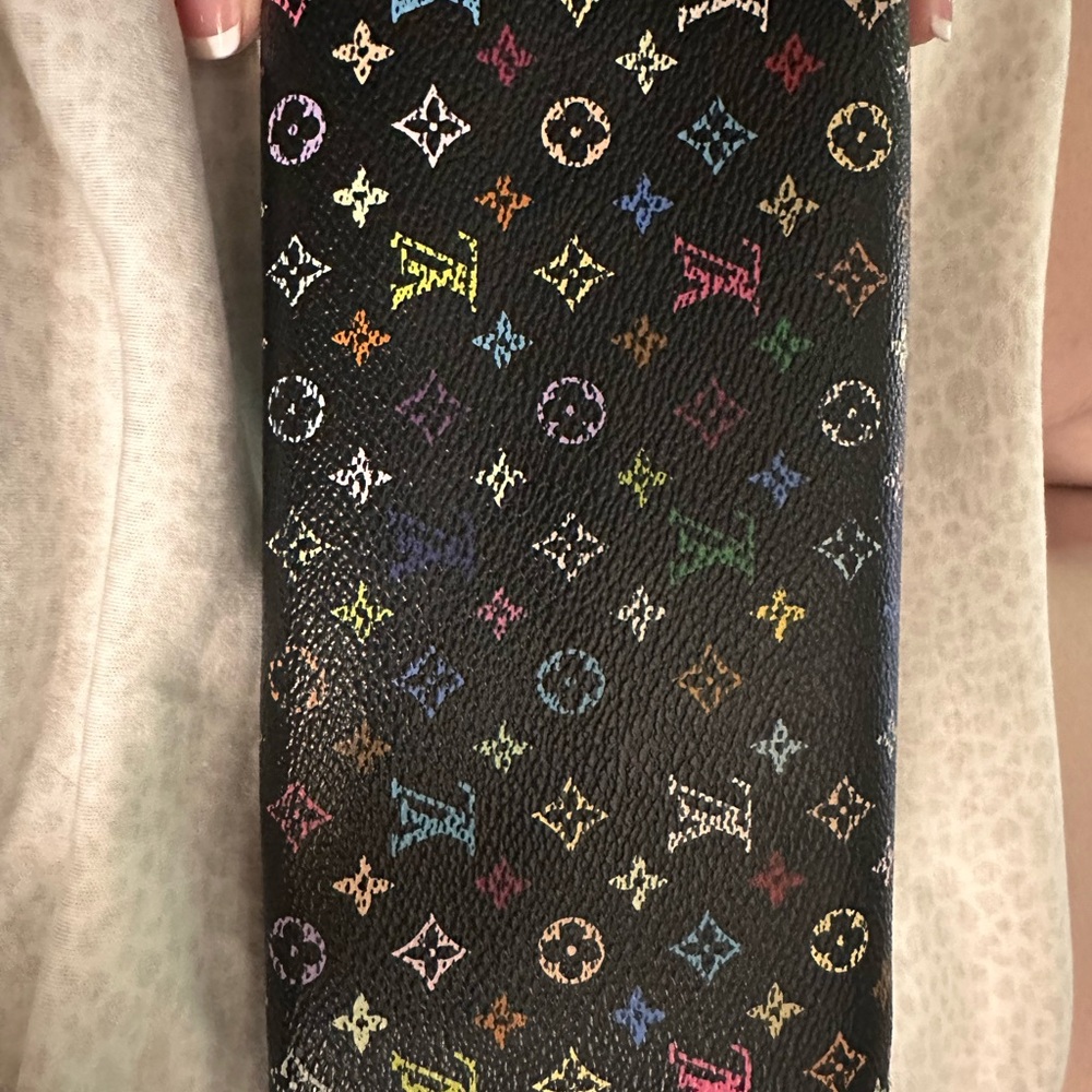 LV vintage multi colored snap wallet. Good condition! - Picture 3 of 8